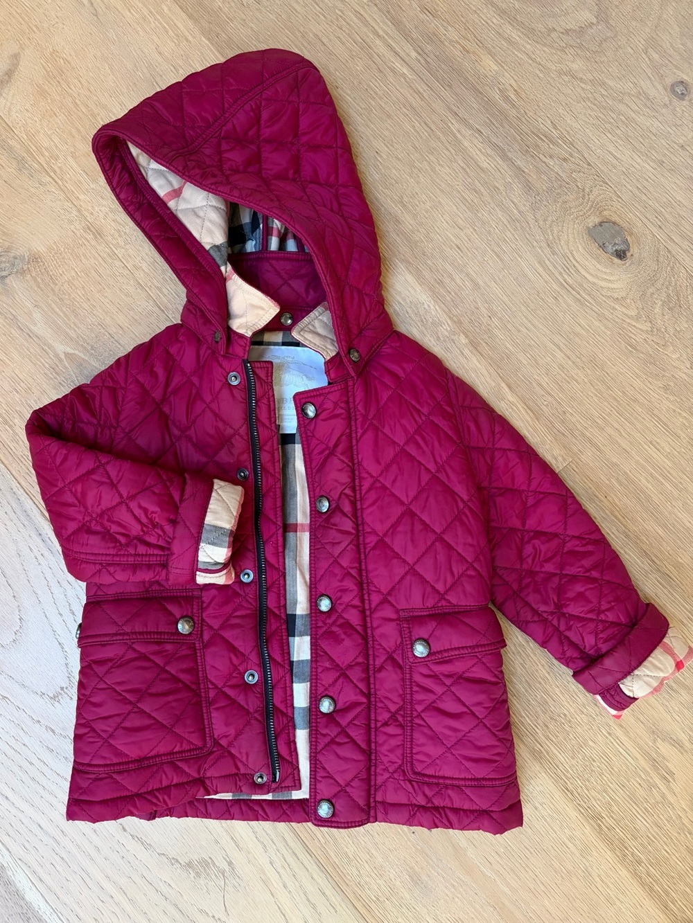 Burberry Children’s Quilted Nova Check Jacket 3Y